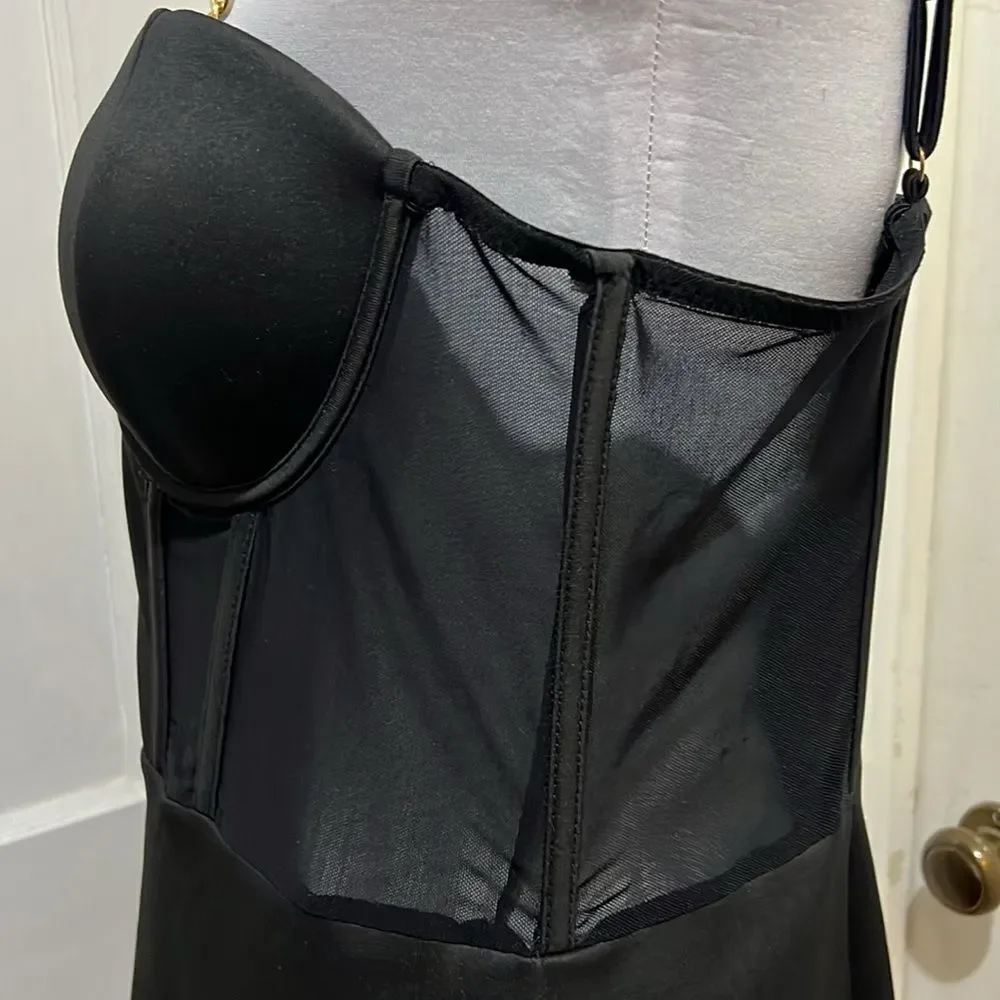 Free Shipping! Say What women's XL Black Club Dress Goth Metal Punk New w/ Tags! - Picture 6 of 8